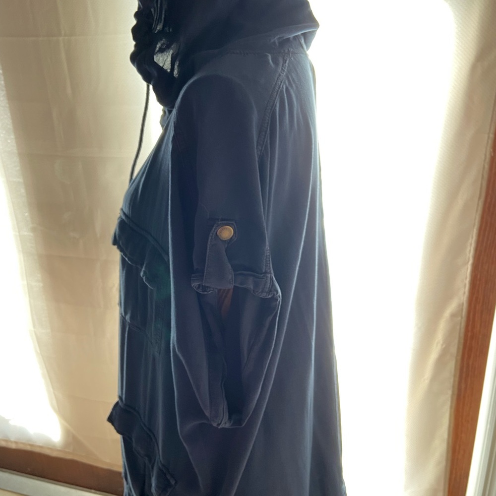 Maurice’s Hooded Blue Jacket L/XL - Picture 7 of 10